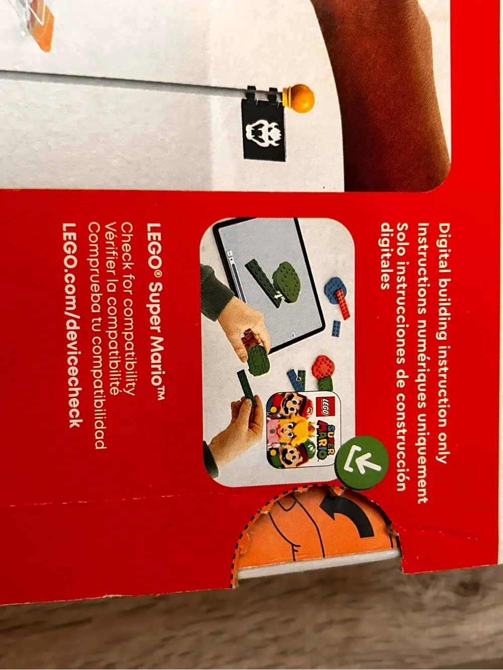 LEGO Super Mario Expansion Set - Green White Blue Orange Red. New. Box opened.